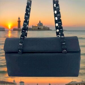 Salvatore Ferragamo Nylon Black Shoulder Bag